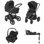 Espiro Noble zestaw 4w1 z fotelikiem Maxi Cosi Pebble Slide Pro i bazą FamilyFix Slide Pro