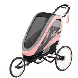 Cybex Zeno Silver Pink przyczepka do roweru / wozek do biegania