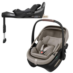 Maxi Cosi Coral Slide Pro Sapphire Sand Fotelik samochodowy 40-87 cm z bazą FamilyFix Slide Pro