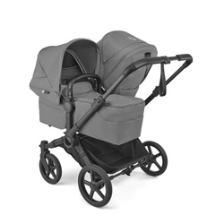 Bugaboo Donkey6 Duo Black/Moon Grey wózek 2w1 dla dwójki dzieci w różnym wieku