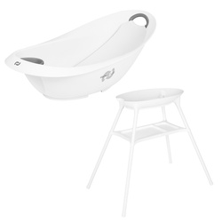 Carrello Auri Slate Grey CRL-17101 zestaw wanienka z leżaczkiem i stojakiem