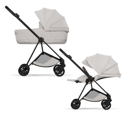 Cybex Mios 4.0 Style Matt Black City Grey wózek 2w1 głęboko-spacerowy