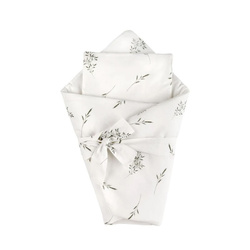 Waldin pościel niemowlęca Rożek 2 w 1 Zielone Gałązki