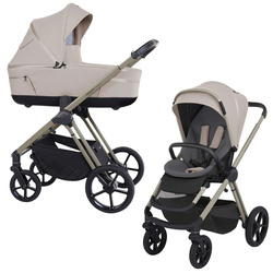 Espiro Miloo 2025 White Pearl wózek głęboko-spacerowy 2w1