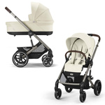 Cybex Balios S Lux 2.0 Seashell Beige wózek 2w1 głęboko-spacerowy 