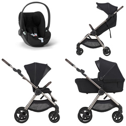 Anex iQ Premium Smoky zestaw 3w1 z fotelikiem Cybex Cluod T Plus
