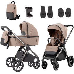 Carrello Omega Fantastic Beige wózek 2w1 głęboko-spacerowy