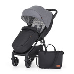 Petite&Mars Royal 3 Ultimate Grey stelaż Black wózek spacerowy