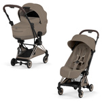 Cybex Coya 2 Style Champagne Gold Coconut Brown wózek 2w1 głęboko-spacerowy