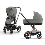 Cybex Priam 4.0 Rosegold Mirage Grey wózek 2w1 głęboko-spacerowy