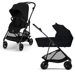 Cybex Melio 2025 Magic Black wózek 2w1 głęboko-spacerowy