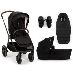 Nuna Triv LX All-Season Caviar wózek 2w1 głęboko-spacerowy