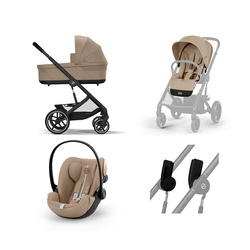 Cybex Balios S Lux 2.0 Almond Beige zestaw 3w1
